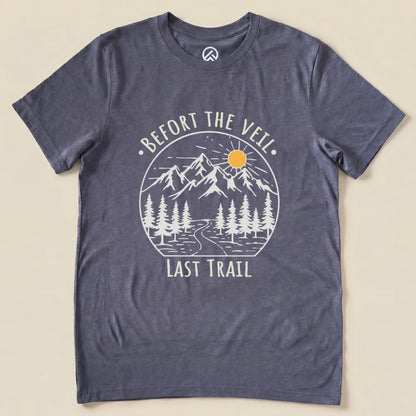 Bachelorette Before The Veil Shirt Hike Tee T-Shirt Heather Navy / S