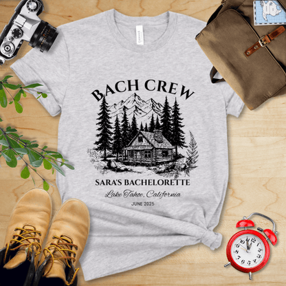 AnywherePOD T-Shirt Athletic Heather / S Bachelorette Crew Hiking Shirt