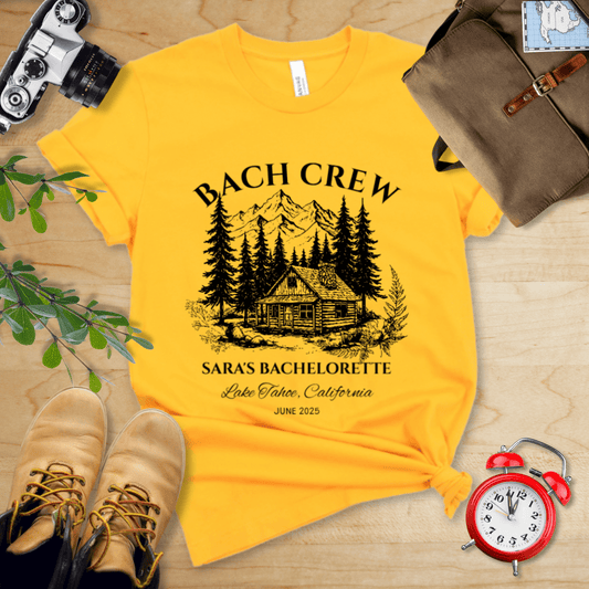 AnywherePOD T-Shirt Gold / S Bachelorette Crew Hiking Shirt