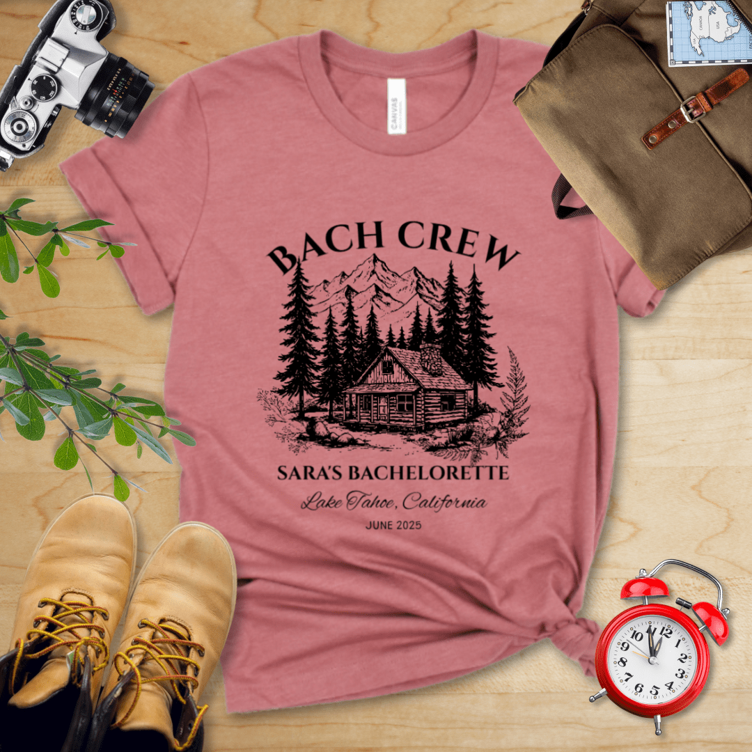 AnywherePOD T-Shirt Heather Mauve / S Bachelorette Crew Hiking Shirt