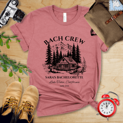 AnywherePOD T-Shirt Heather Mauve / S Bachelorette Crew Hiking Shirt