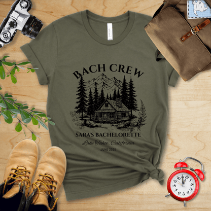 AnywherePOD T-Shirt Military Green / S Bachelorette Crew Hiking Shirt