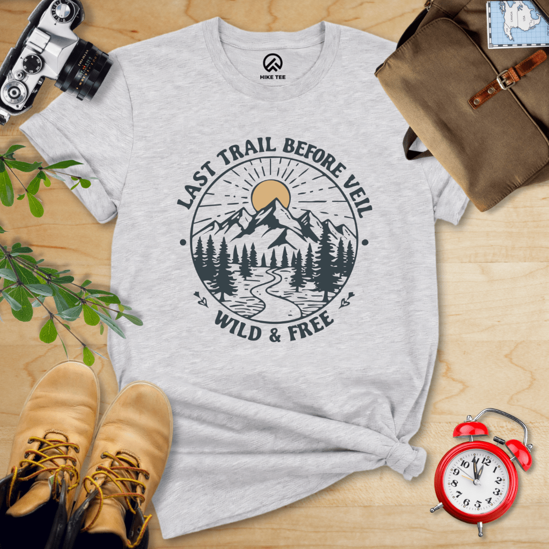 Hike Tee T-Shirt Athletic Heather / S Bachelorette Party Shirt