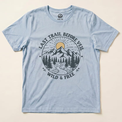 Hike Tee T-Shirt Baby Blue / S Bachelorette Party Shirt