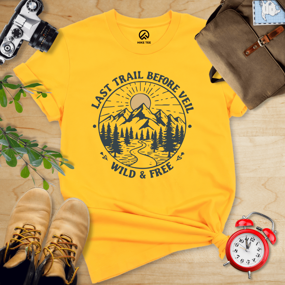 Hike Tee T-Shirt Gold / S Bachelorette Party Shirt