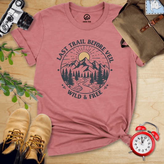 Hike Tee T-Shirt Heather Mauve / S Bachelorette Party Shirt