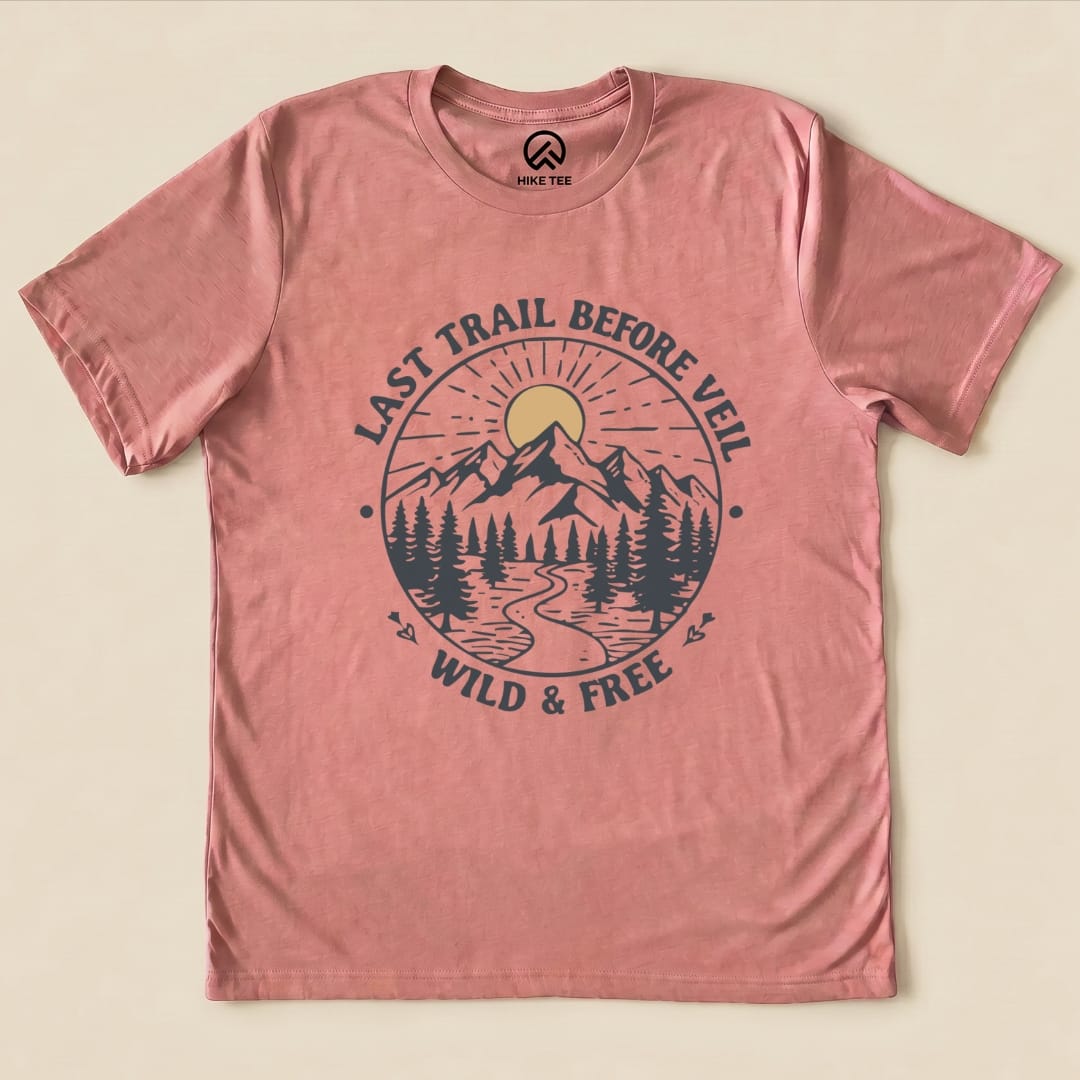 Hike Tee T-Shirt Heather Mauve / S Bachelorette Party Shirt