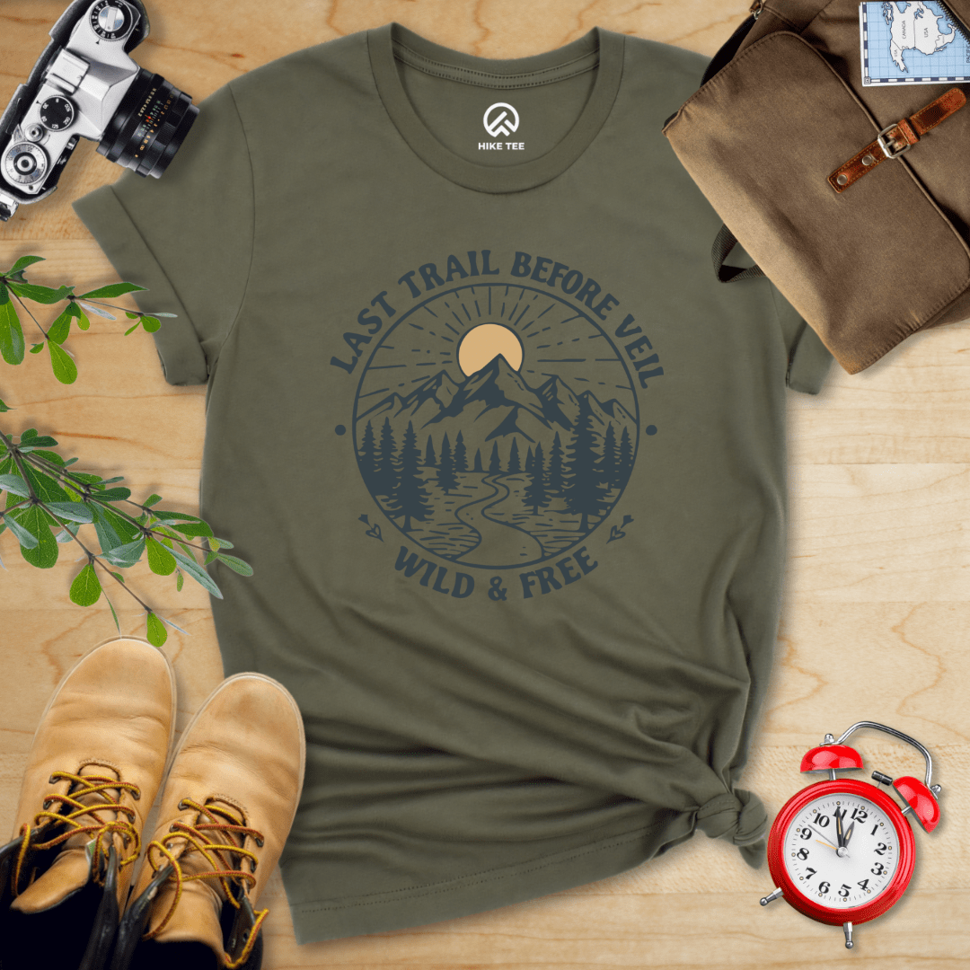 Hike Tee T-Shirt Military Green / S Bachelorette Party Shirt