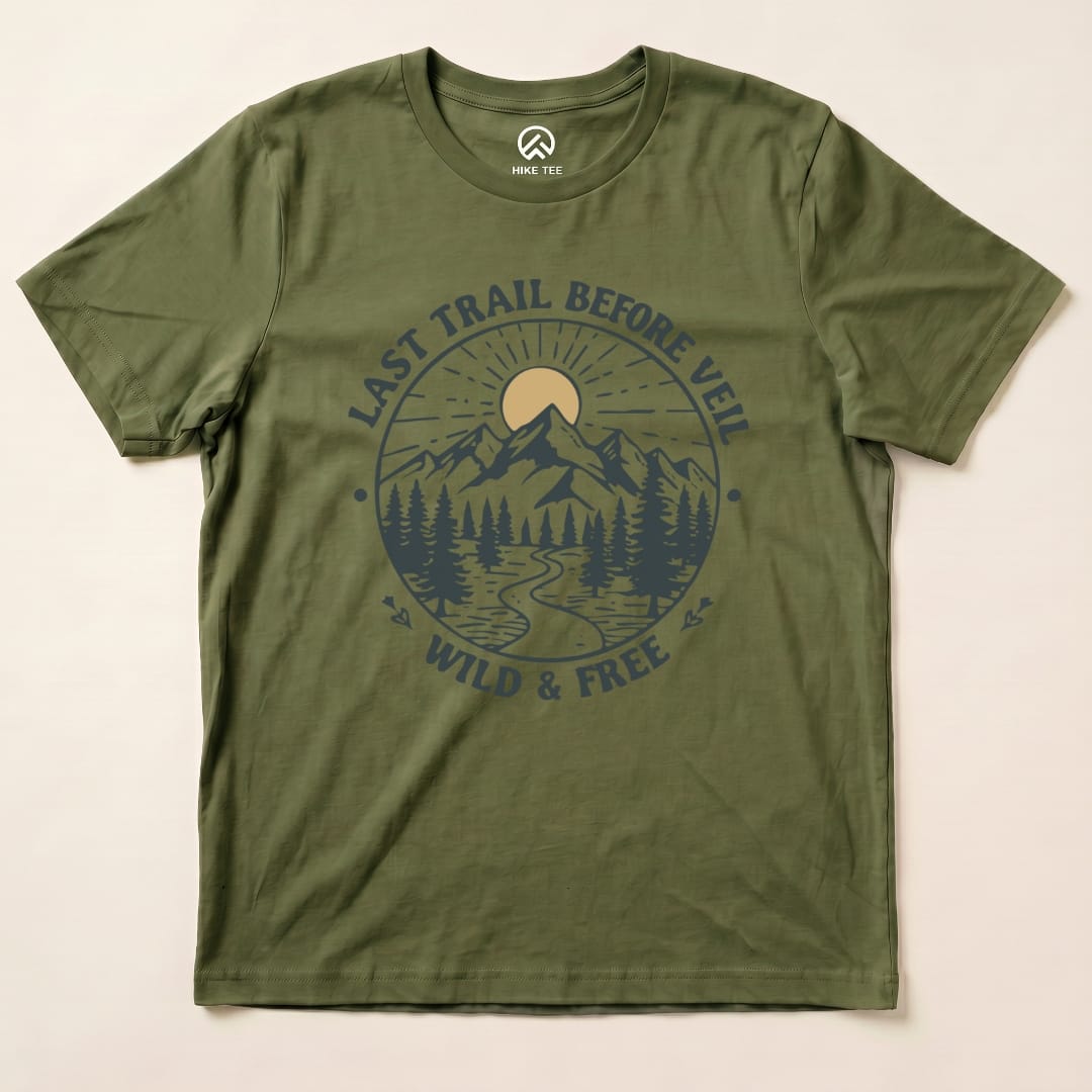 Hike Tee T-Shirt Military Green / S Bachelorette Party Shirt