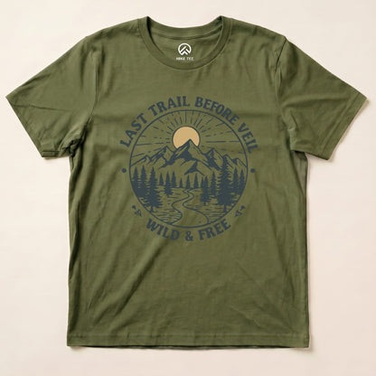 Hike Tee T-Shirt Military Green / S Bachelorette Party Shirt