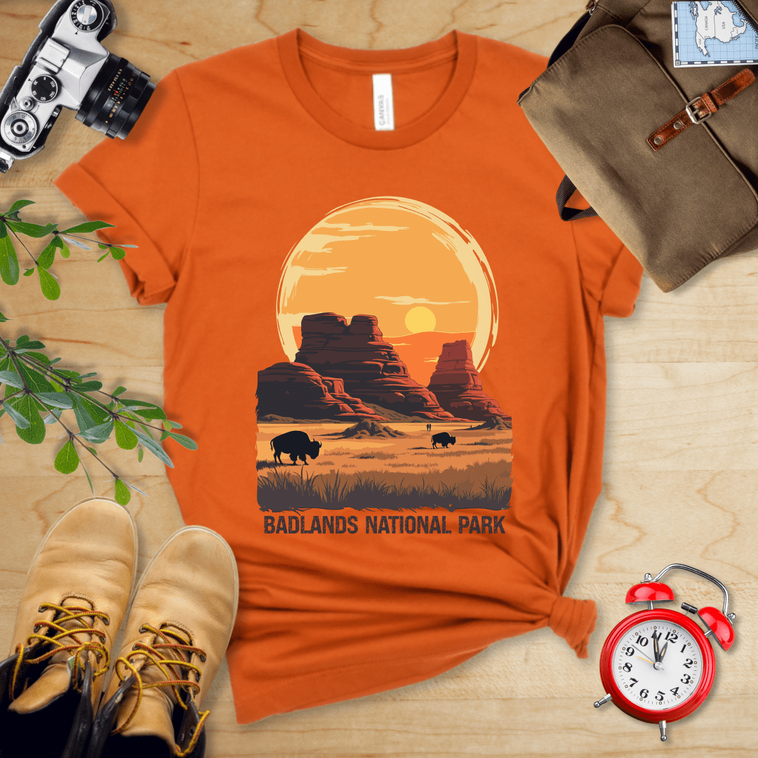 Hike Tee T-Shirt Autumn / S Badlands National Park Shirt