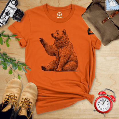 Hike Tee T-Shirt Autumn / S Bear Is Watching Shirt