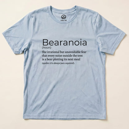 Bearanoia Definition Shirt Hike Tee T-Shirt Baby Blue / S
