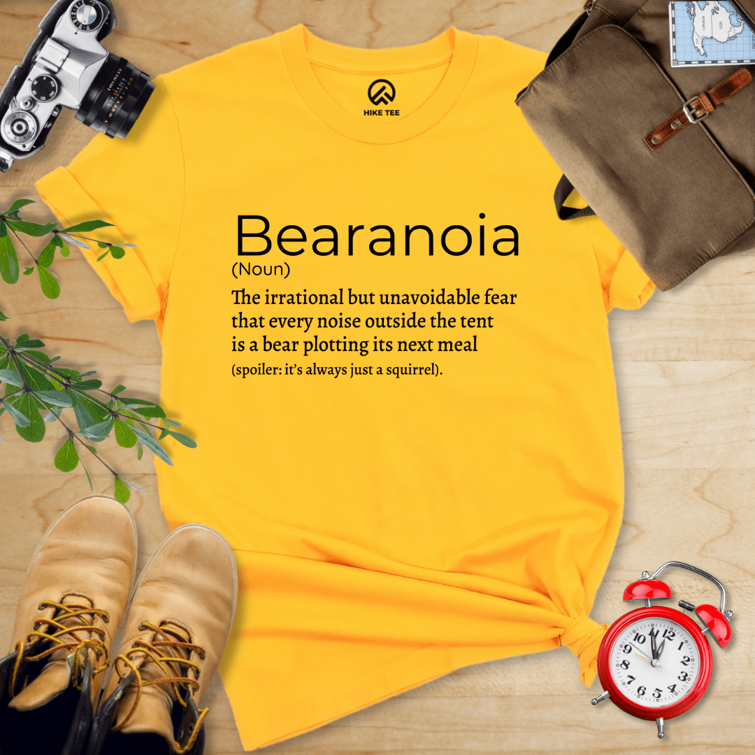 Hike Tee T-Shirt Gold / S Bearanoia Definition Shirt