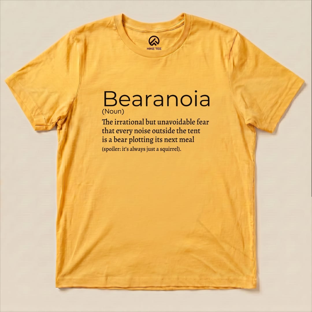 Bearanoia Definition Shirt Hike Tee T-Shirt Gold / S