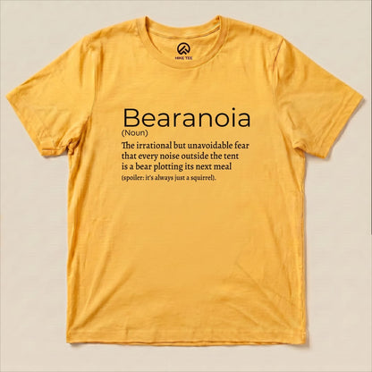 Bearanoia Definition Shirt Hike Tee T-Shirt Gold / S