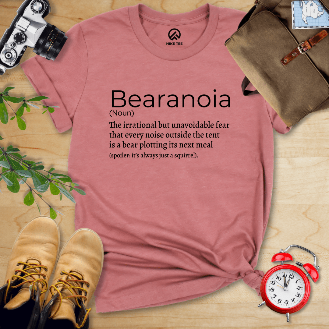 Hike Tee T-Shirt Heather Mauve / S Bearanoia Definition Shirt