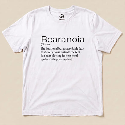 Bearanoia Definition Shirt Hike Tee T-Shirt White / S