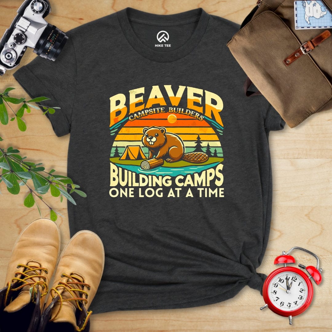 Hike Tee T-Shirt Dark Grey Heather / S Beaver Campsite Builders Shirt