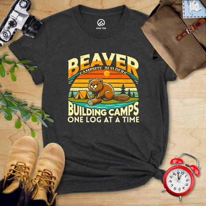Hike Tee T-Shirt Dark Grey Heather / S Beaver Campsite Builders Shirt