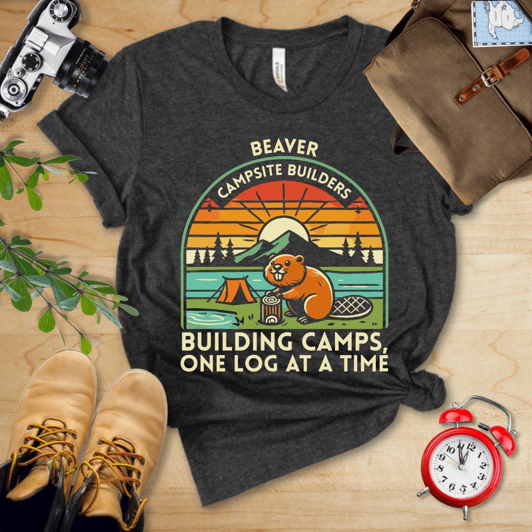 Hike Tee T-Shirt Dark Grey Heather / S Beaver Campsite Builders Shirt