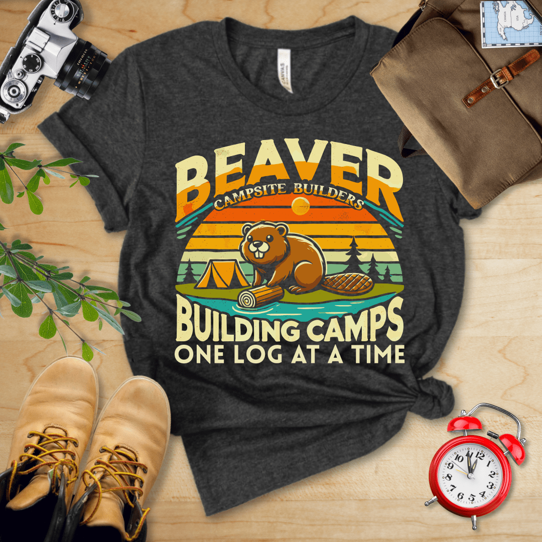 Hike Tee T-Shirt Dark Grey Heather / S Beaver Campsite Builders Shirt