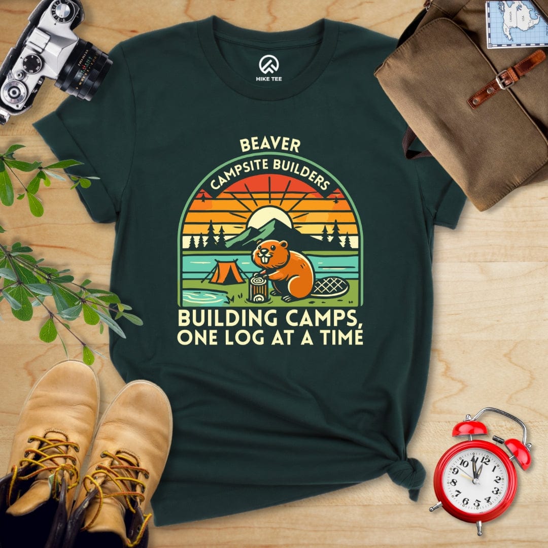 Hike Tee T-Shirt Forest / S Beaver Campsite Builders Shirt