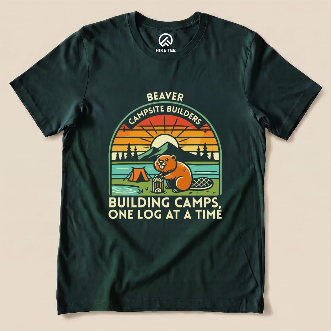 Beaver Campsite Builders Shirt Hike Tee T-Shirt Forest / S
