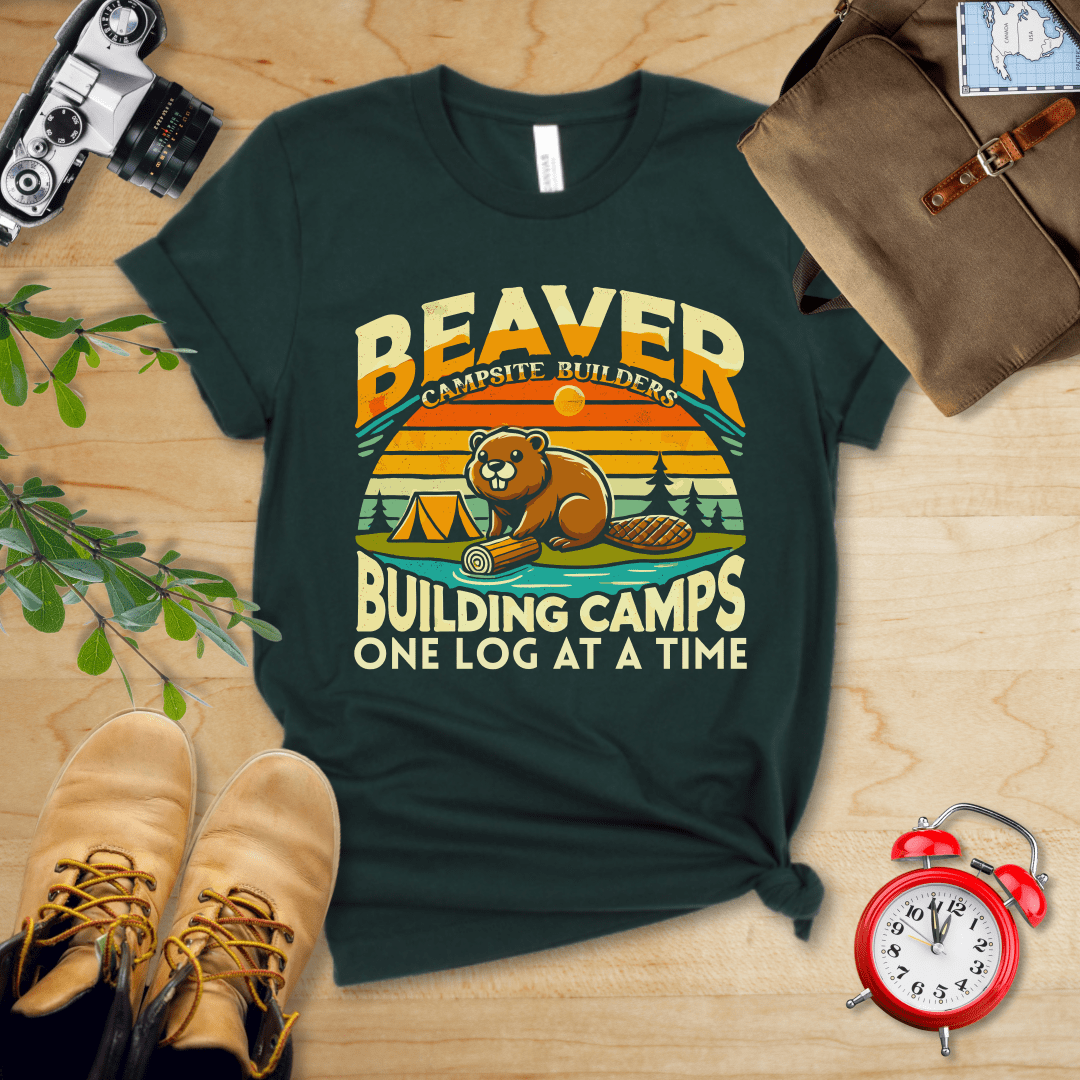 Hike Tee T-Shirt Forest / S Beaver Campsite Builders Shirt