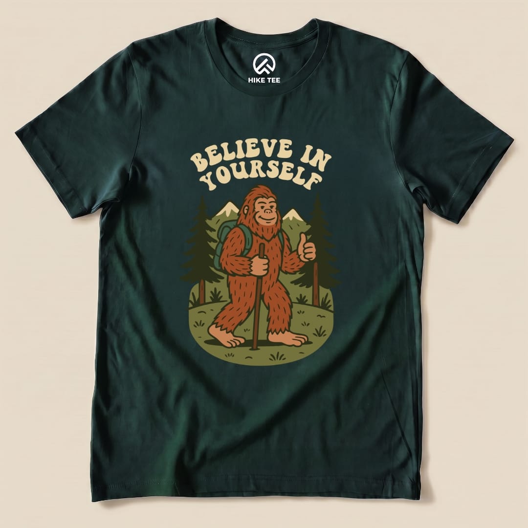 Hike Tee T-Shirt Forest / S Believe In Yourself Shirt