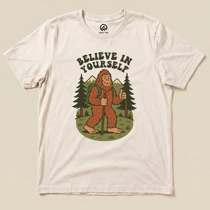 Hike Tee T-Shirt Natural / S Believe in Yourself Shirt