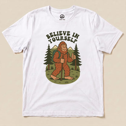 Hike Tee T-Shirt White / S Believe in Yourself Shirt