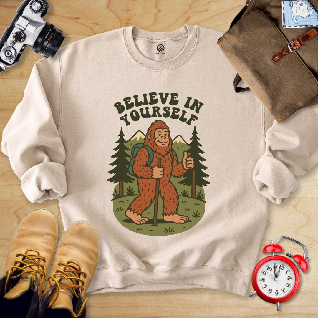 Hike Tee Sweatshirt Sand / S Believe In Yourself Sweatshirt