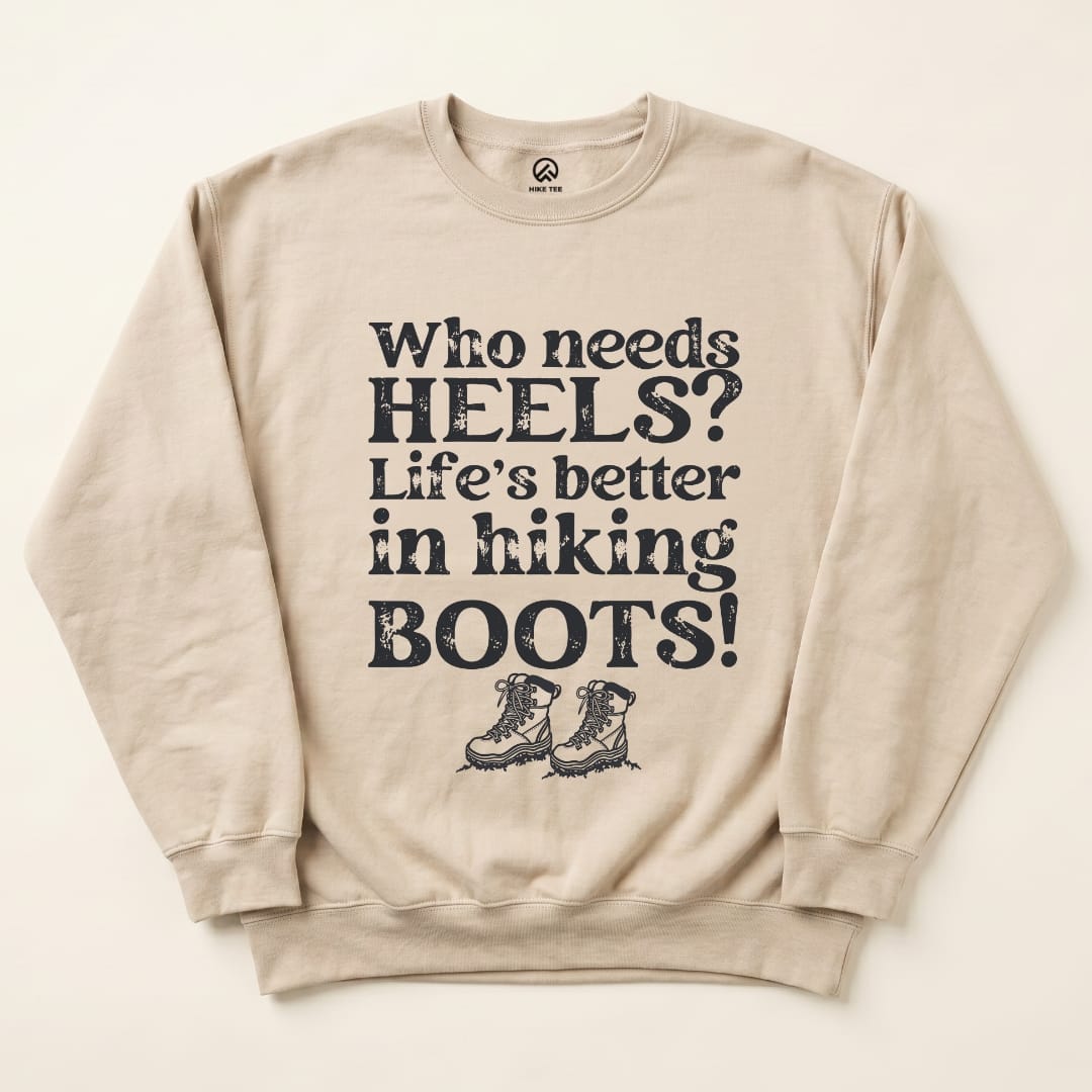 Better in Boots Sweatshirt Hike Tee Sweatshirt Sand / S