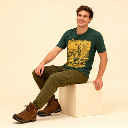 Hike Tee T-Shirt Bigfoot Dinosaur Shirt