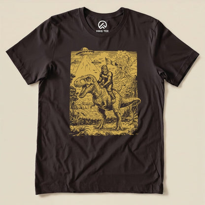 Hike Tee T-Shirt Brown / S Bigfoot Dinosaur Shirt