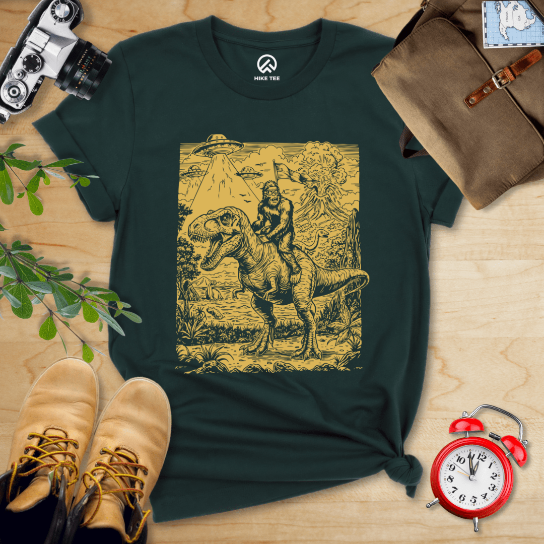 Hike Tee T-Shirt Forest / S Bigfoot Dinosaur Shirt