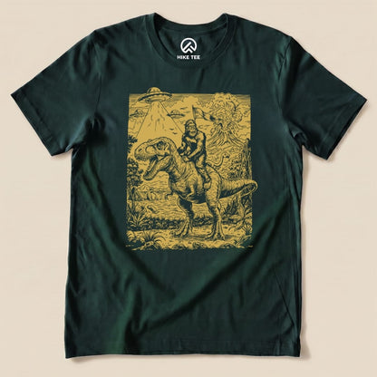 Hike Tee T-Shirt Forest / S Bigfoot Dinosaur Shirt