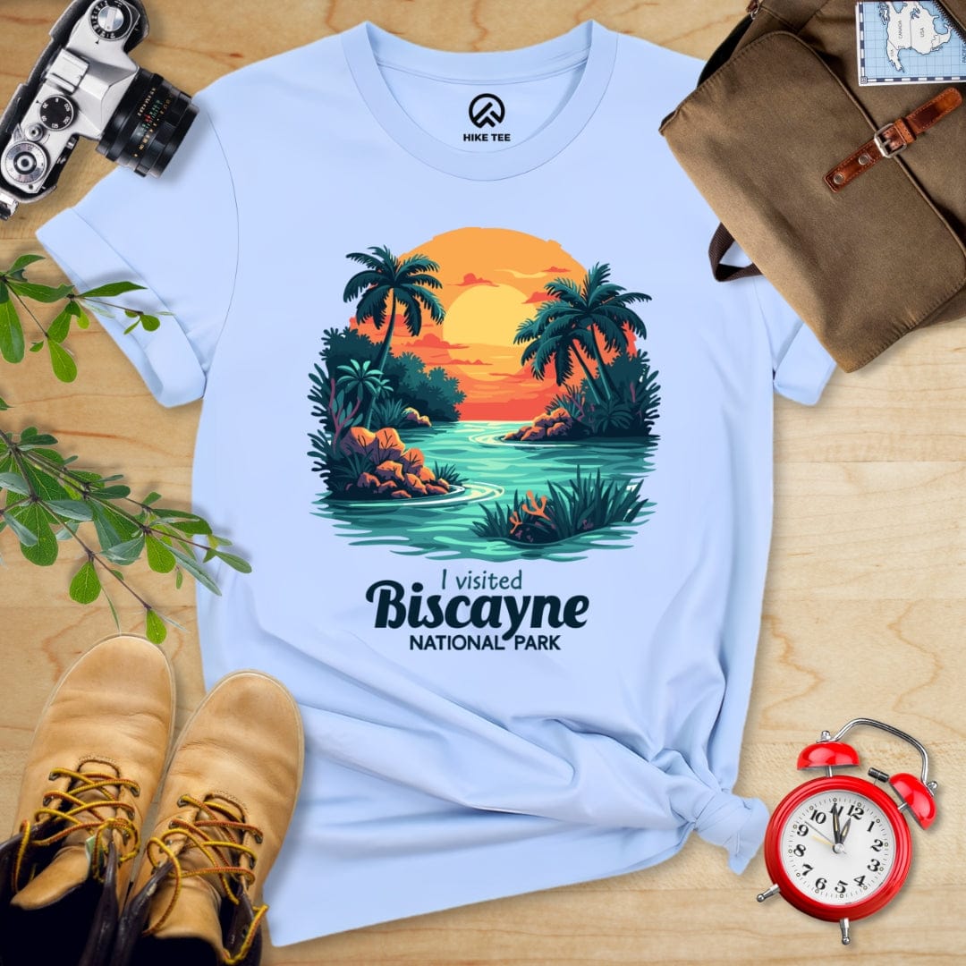 Hike Tee T-Shirt Baby Blue / S Biscayne National Park Shirt