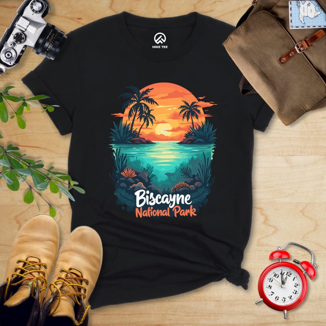 Hike Tee T-Shirt Black / S Biscayne National Park Shirt