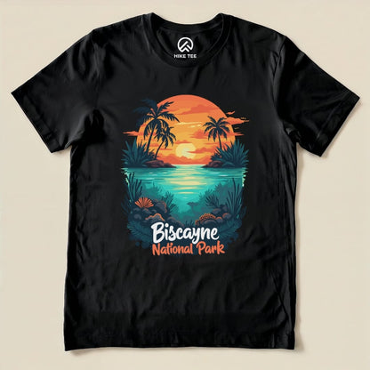 Hike Tee T-Shirt Black / S Biscayne National Park Shirt