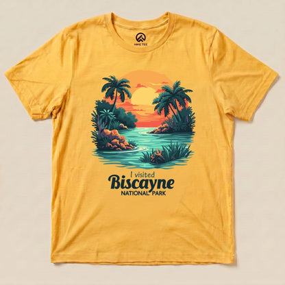 Hike Tee T-Shirt Gold / S Biscayne National Park Shirt