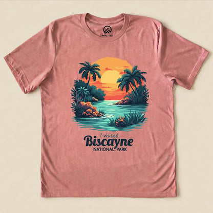 Hike Tee T-Shirt Heather Mauve / S Biscayne National Park Shirt