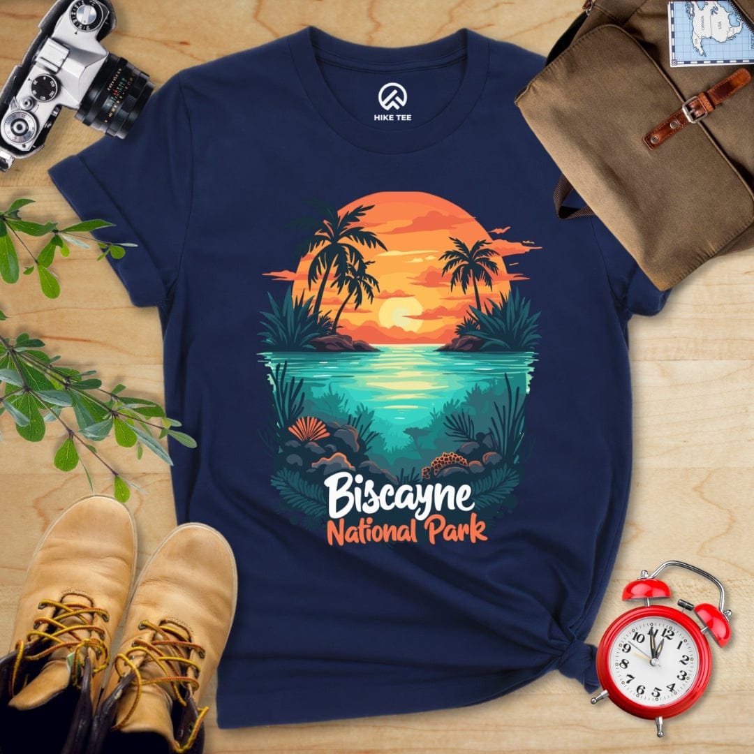 Hike Tee T-Shirt Navy / S Biscayne National Park Shirt