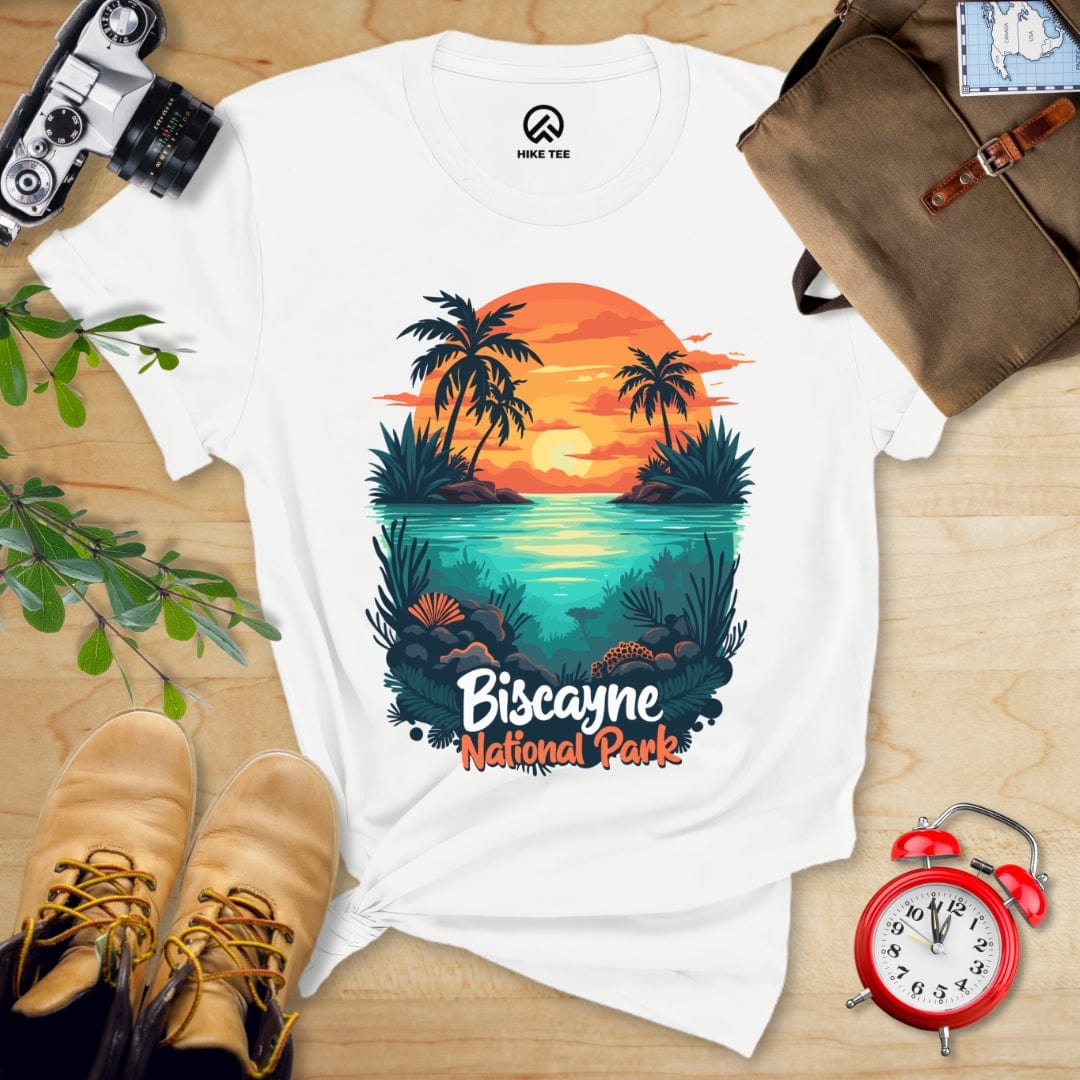 Hike Tee T-Shirt White / S Biscayne National Park Shirt