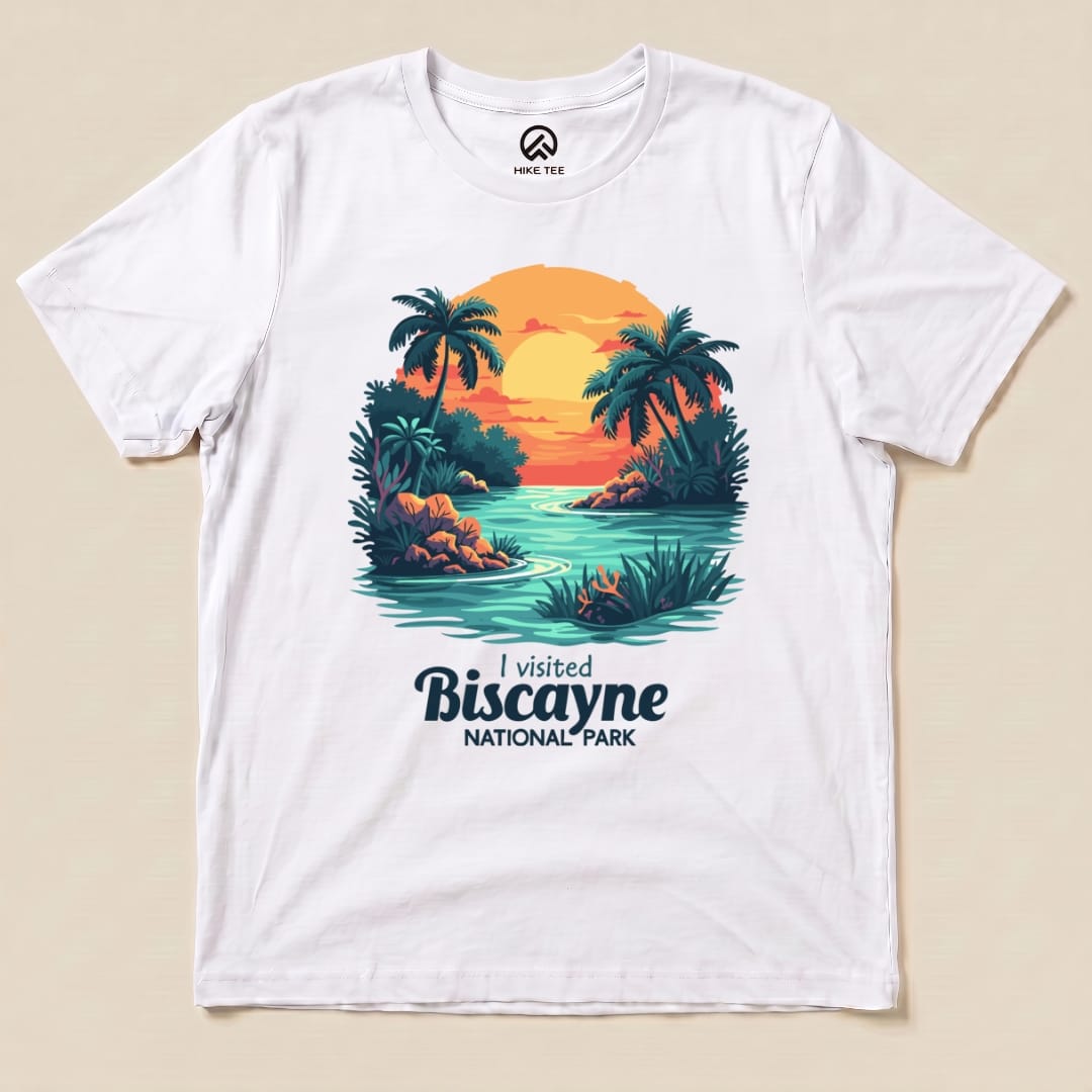 Hike Tee T-Shirt White / S Biscayne National Park Shirt