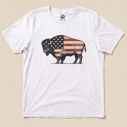 Bison United States Flag Shirt