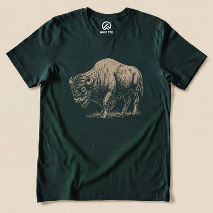 Bison Vintage Shirt Hike Tee T-Shirt Forest / S