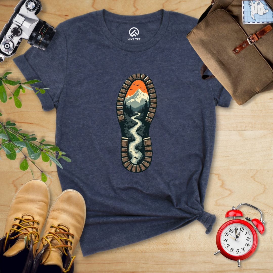 Hike Tee T-Shirt Heather Navy / S Boot Hiking Shirt