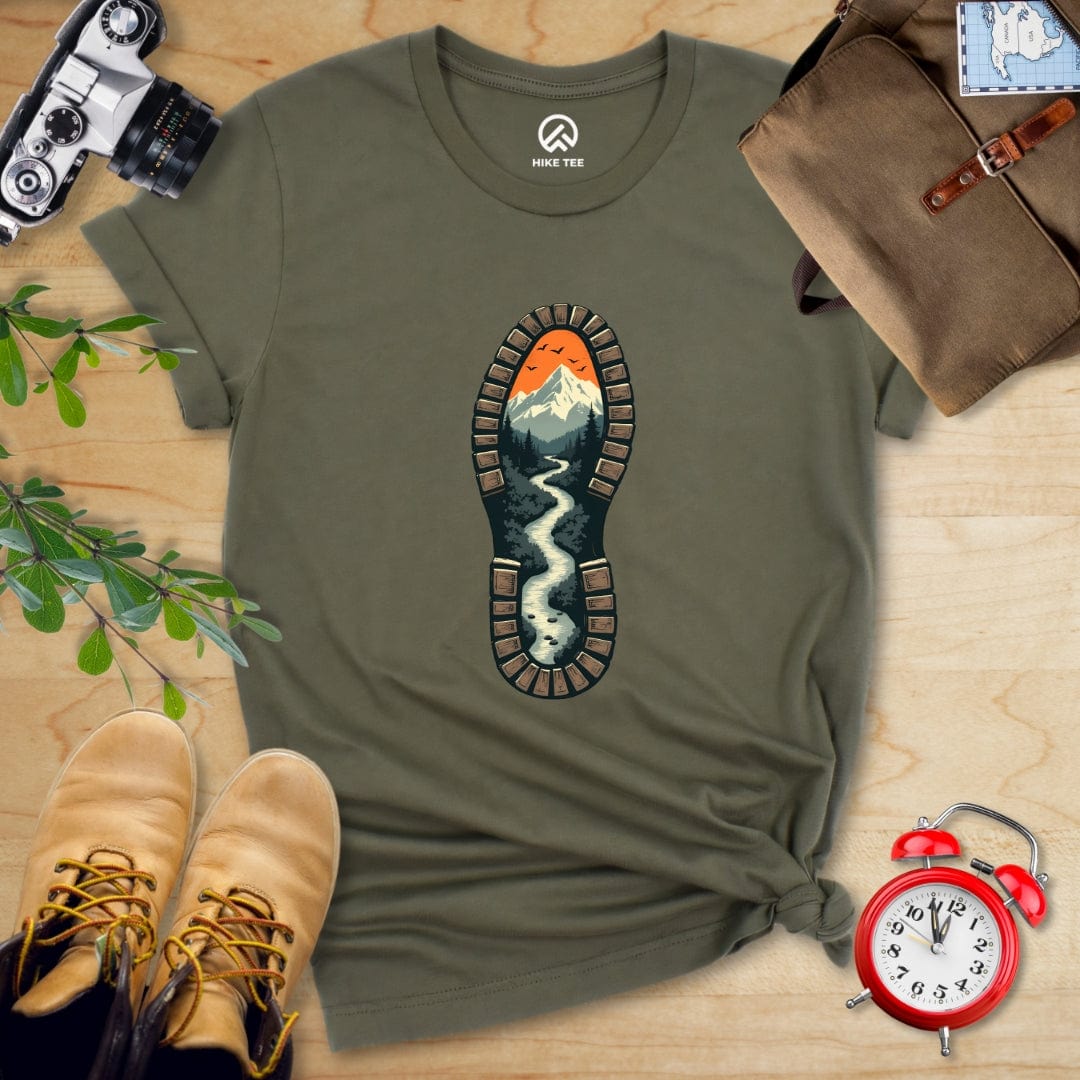 Hike Tee T-Shirt Military Green / S Boot Hiking Shirt